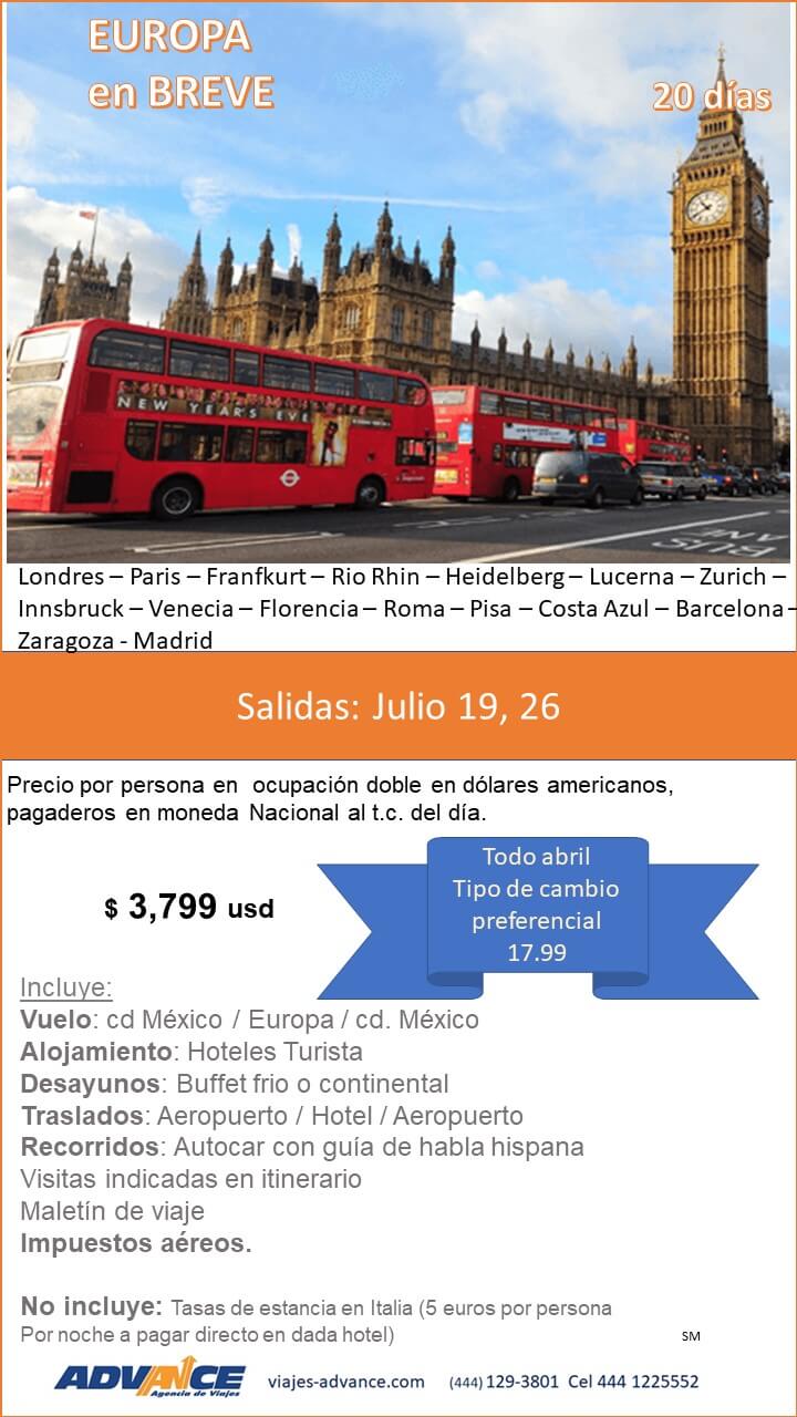 promociones por europa